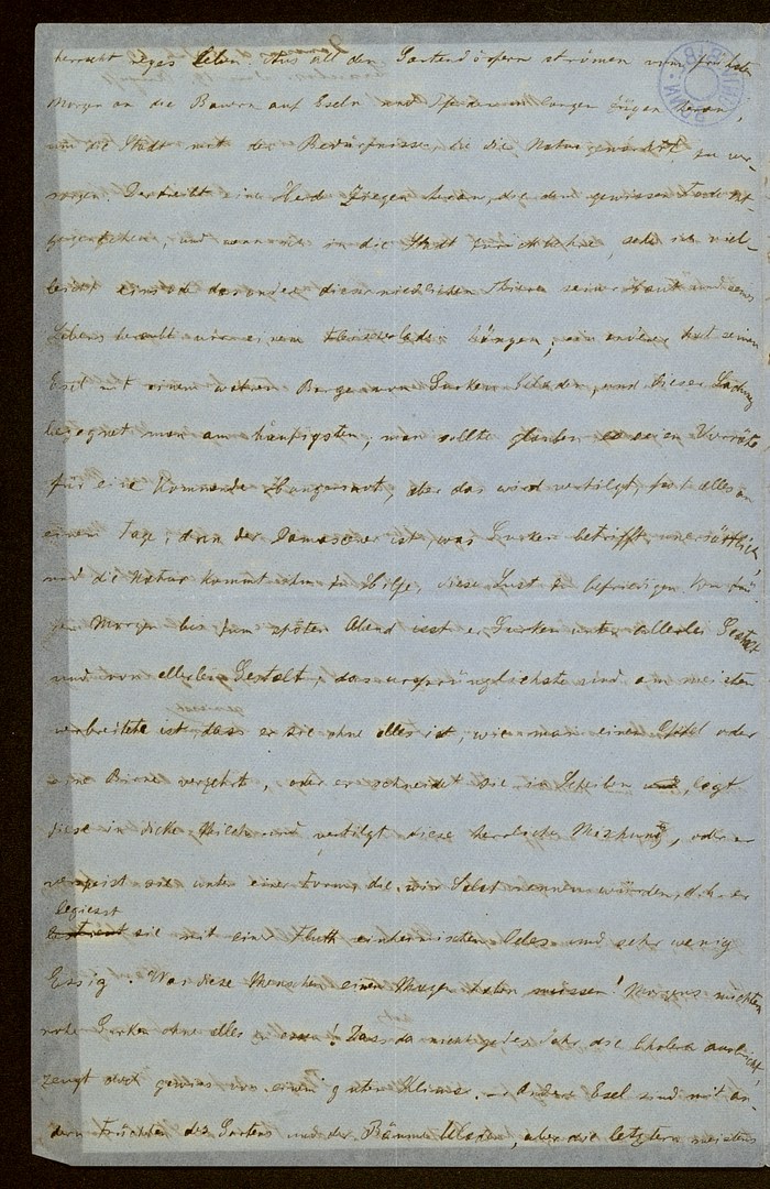 Brief an Anna [Krabler, spätere Prym] vom 15.07.1869 - 18.07.1869