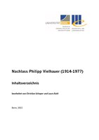 Nachlass Philipp Vielhauer