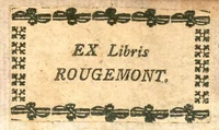 Exlibris: Joseph Claude Rougemont