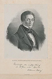 Moritz August von Bethmann-Hollweg, Lithographie von Christian Hohe, ULB Bonn, Porträtsammlung