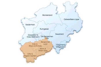 Pflichtbezirke Nordrhein-Westfalens