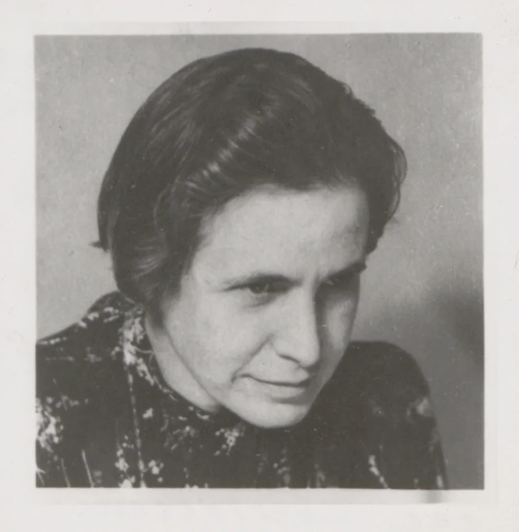 Portraitaufnahme von Helene Wieruszowski