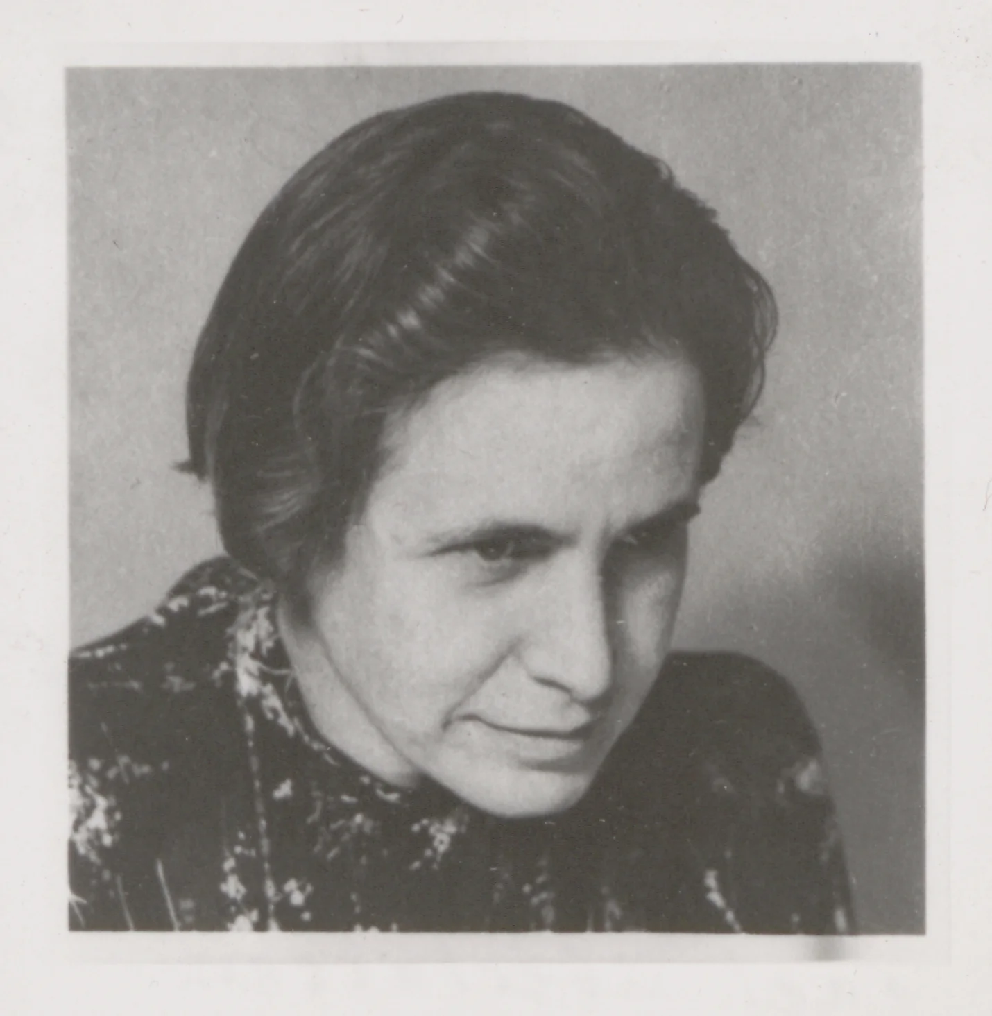 Portraitaufnahme von Helene Wieruszowski