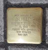 Stolperstein Helene Wieruszowski